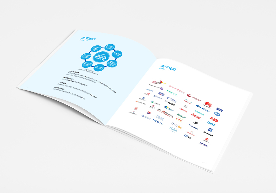 上海IDB企業管理咨詢宣傳冊設計